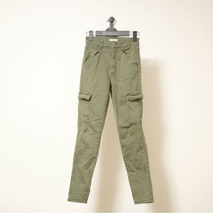 Garage Skinny Cargo Pant Green Size US XXS
